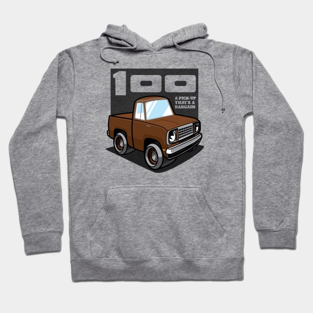 Bright Tan Poly - D-100 (1978) Hoodie by jepegdesign